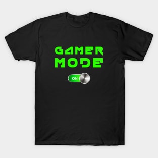 GAMER MOD ON - from the 90s green fluo T-Shirt